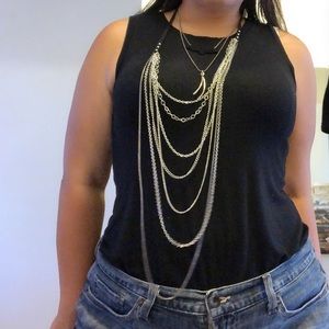 3 necklaces bundle (Macy’s + Marc Jacobs + art)